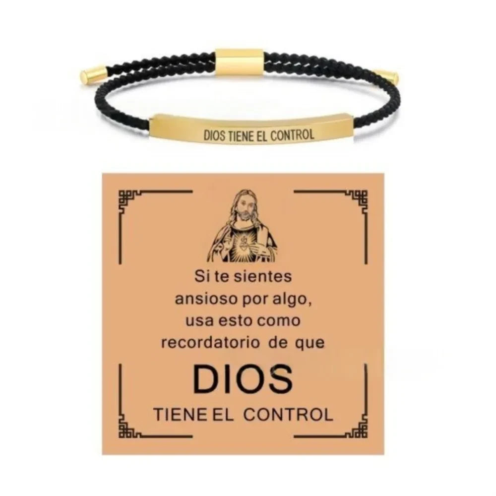 Pulsera Dios tiene el control