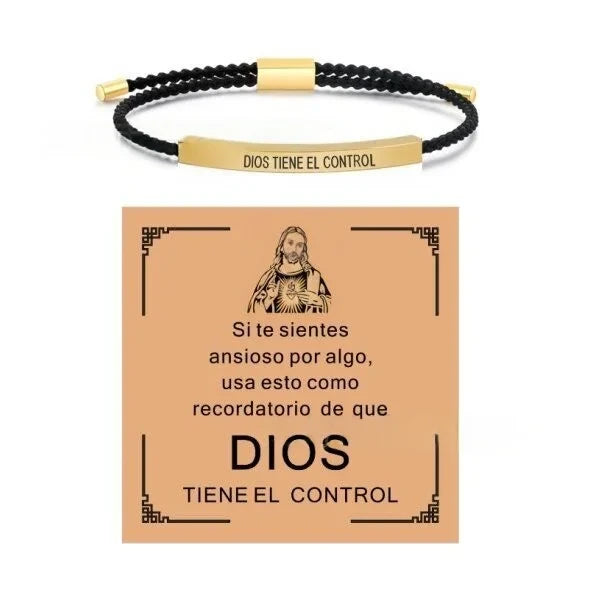 Pulsera Dios tiene el control