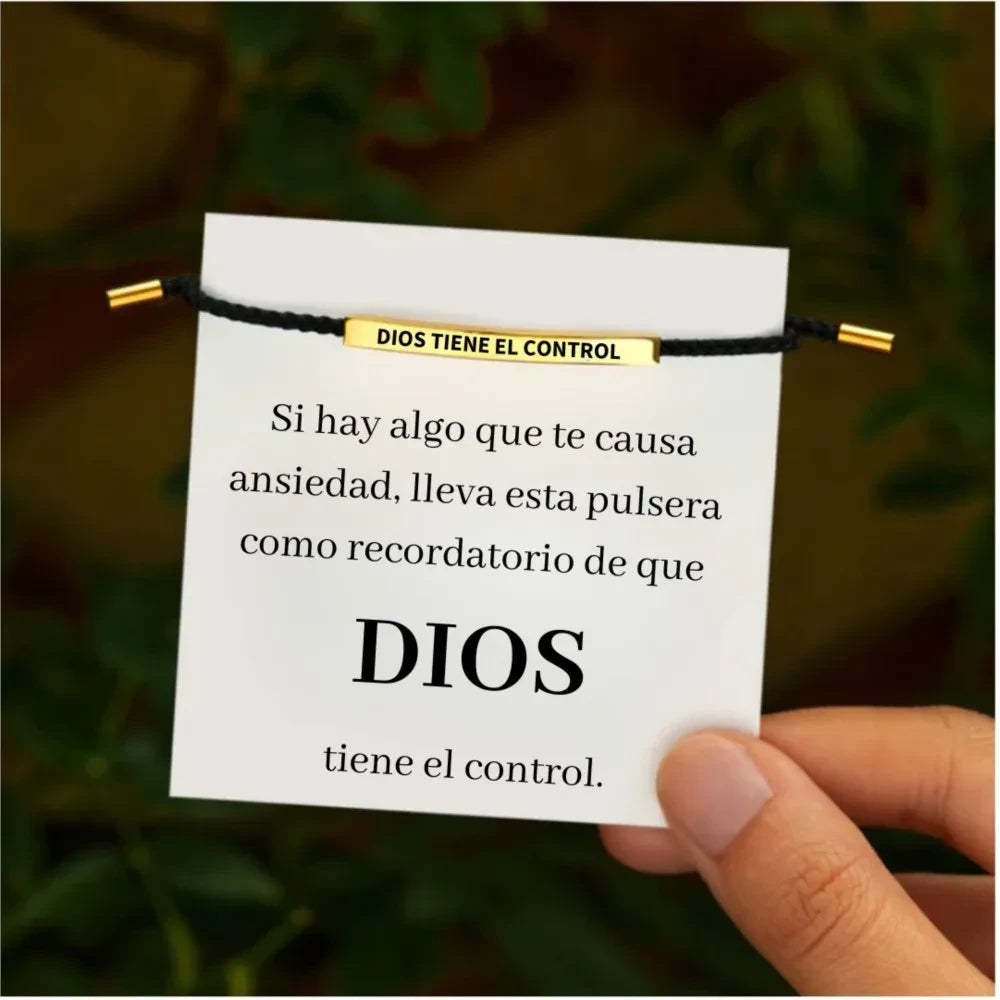 Pulsera Dios tiene el control