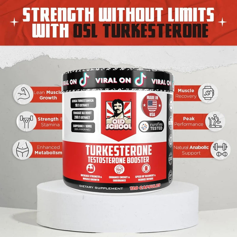 Old School Labs Turkesterone Para Rendimiento Muscular
