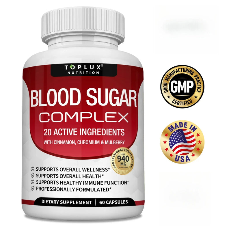 Complejo de Azucar en Sangre para Balance de Glucosa