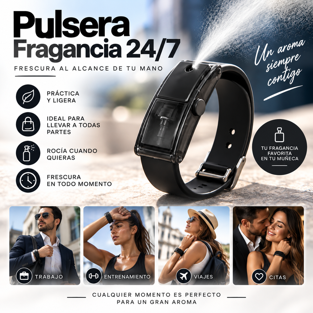 Pulsera Fragancia 24/7