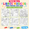 PACK DE 3 LIBROS MÁGICOS PARA PINTAR CON AGUA