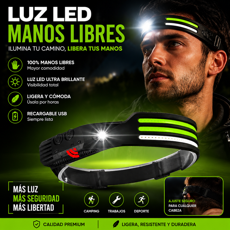 Luz LED Manos Libres