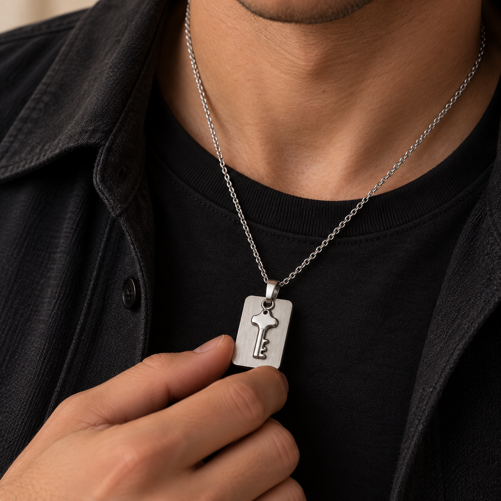Collar y Pulsera: Llave de Mi Corazón