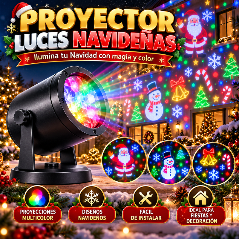Proyector Luces Navideñas