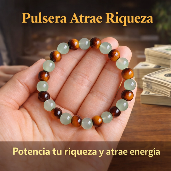 Pulsera Atrae Riqueza Jade