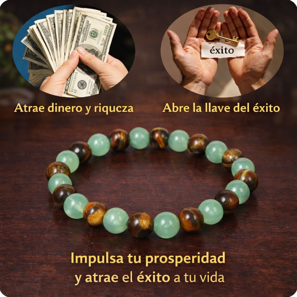 Pulsera Atrae Riqueza Jade
