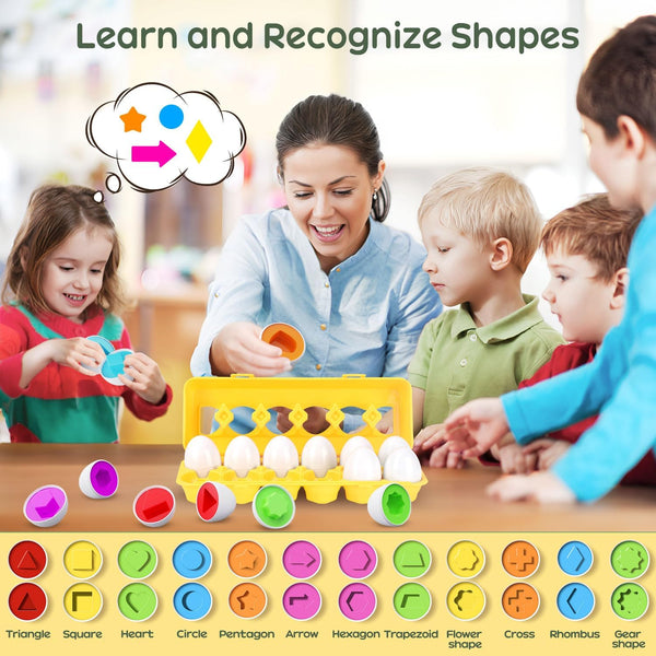 Huevos Mágicos Montessori Para Aprender Jugando